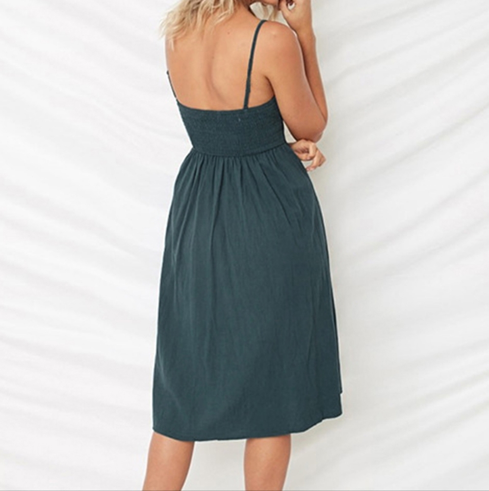 Sassy Sweetheart Smock Dress - French - Picture 5 of 5